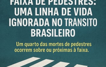“Faixa de Pedestres: Uma Linha de Vida Ignorada no Trânsito Brasileiro”