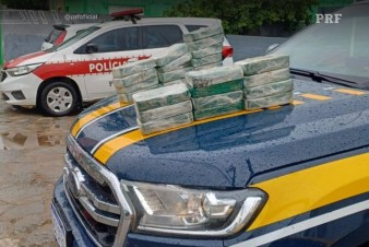 PRF apreende 25 kg de pasta base avaliada em R$ 3 milhões no município de Mari