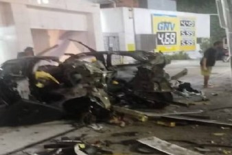 Explosão em posto de combustíveis deixa duas pessoas mortas no Centro do Rio de Janeiro