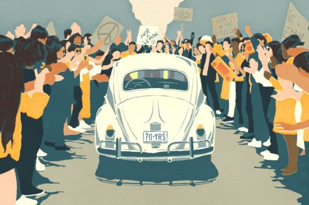 Vídeo: Volkswagen faz última homenagem de despedida ao Fusca