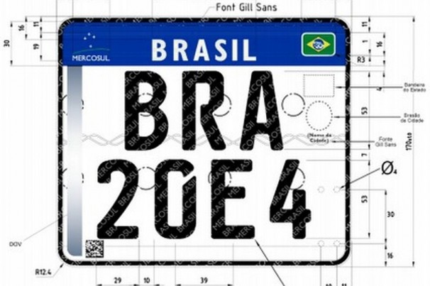 Veja qual será sua nova placa com o padrão Mercosul para motos
