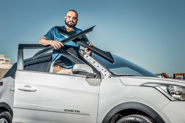 Hyundai Creta vira alvo de roubos de moldura da coluna A