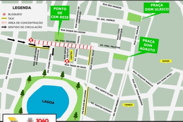 Visconde de Pelotas terá trecho interditado para abertura do Folia de Rua