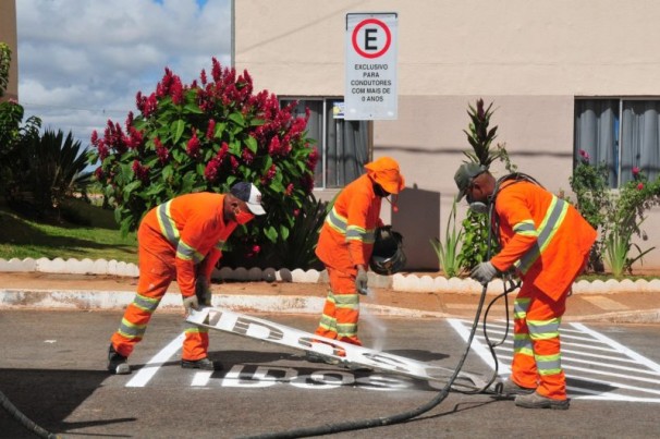 Detran-DF já investiu R$ 515 mil em sinalização