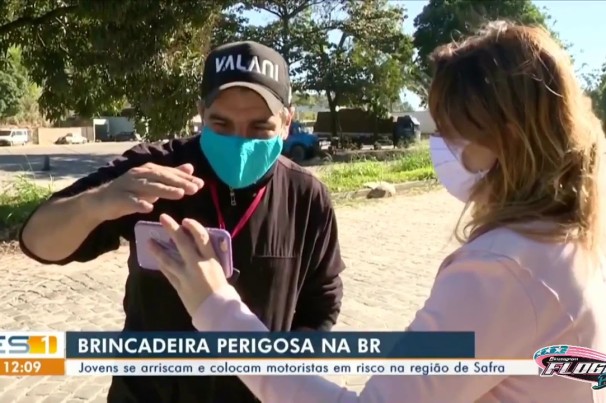 Vídeo: PRF flagra flogueiros na BR-101