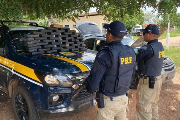 PRF apreende cerca de 56 kg de cocaína avaliadas em mais de R$ 9 Milhões