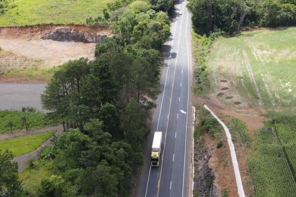 Obras em rodovias de SC começam a aparecer pós puxão de orelha de ministro