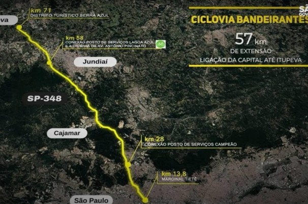 A maior ciclovia do Brasil será construída em SP