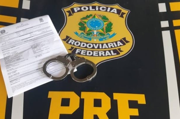 Polícia Rodoviária Federal prende foragido da Justiça pelo crime de roubo