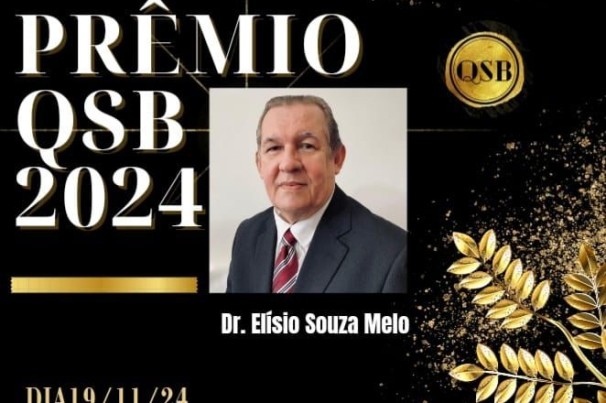 Elísio Souza Melo é indicado a Prêmio QSB 2024