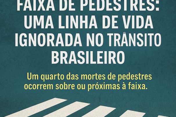 “Faixa de Pedestres: Uma Linha de Vida Ignorada no Trânsito Brasileiro”