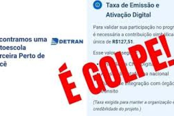 Detran alerta para golpe envolvendo programa CNH Social