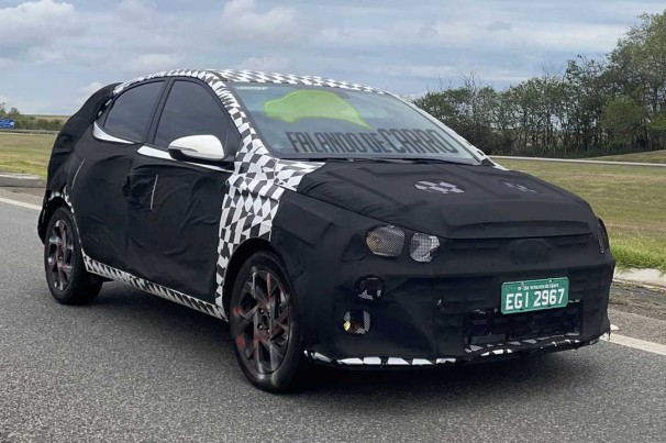 Novo Hyundai HB20 aparece pela 1ª vez com visual futurista