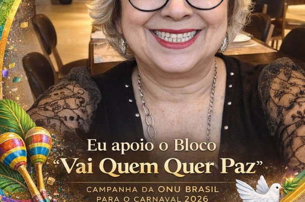 Abimadabe Vieira manifesta apoio ao Bloco “Vai Quem Quer Paz” da ONU