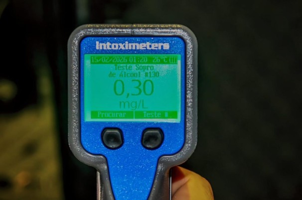 Detran-AM registra queda de 44% em testes positivos de alcoolemia no Carnaval