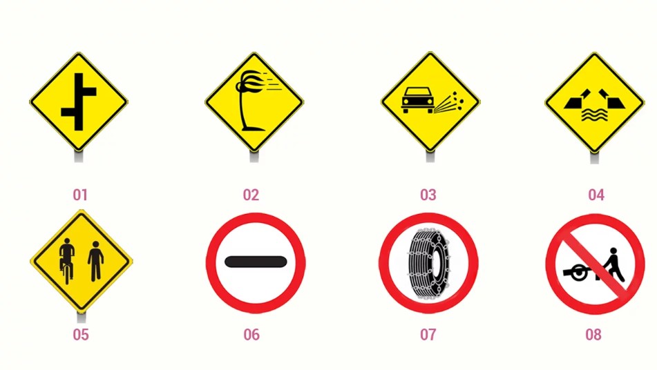 Placas de trânsito estranhas; veja 5 delas e descubra os significados