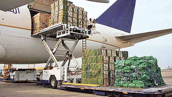 Transporte de carga aérea despenca 48%