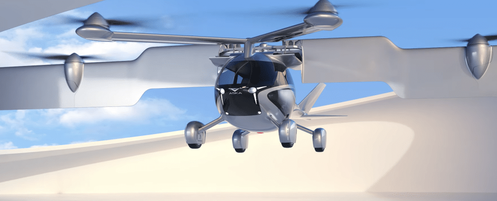 Carro voador e elétrico ASKA quer revolucionar o transporte no futuro