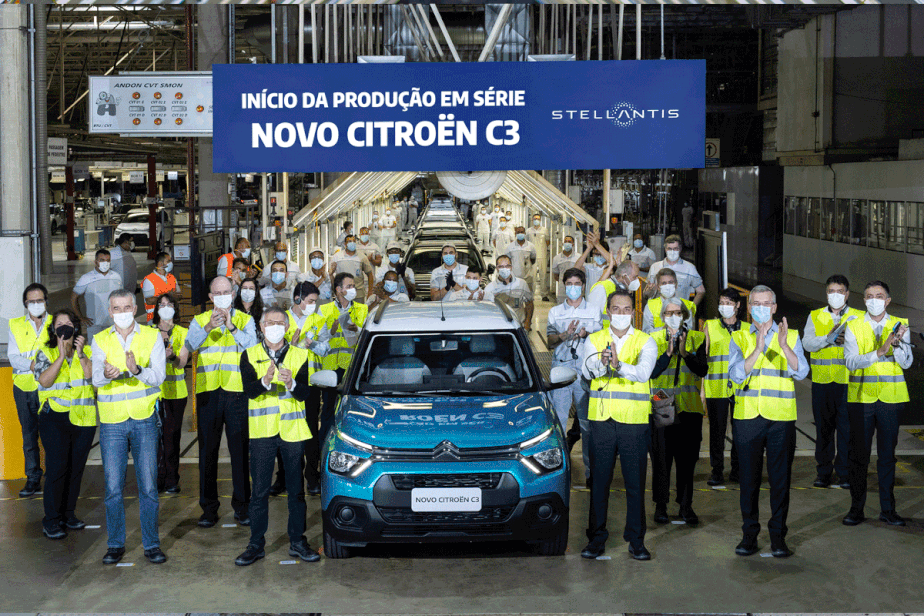 Citroën começa a produzir o novo C3 no Brasil