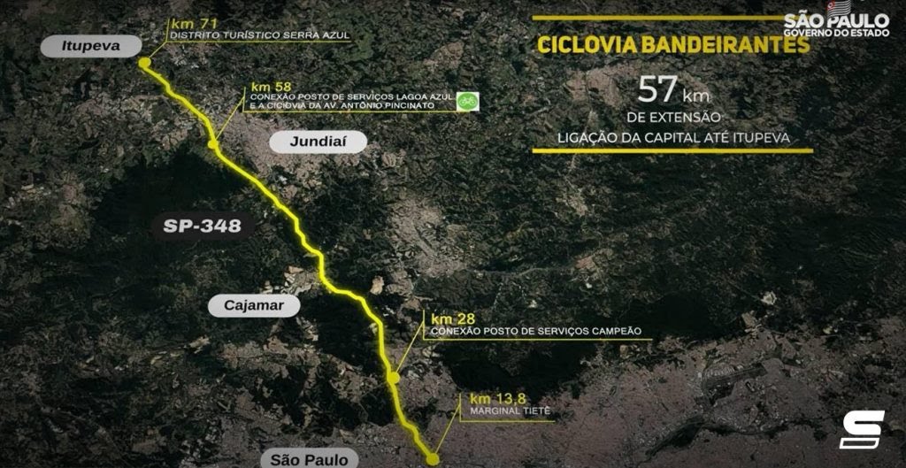 A maior ciclovia do Brasil será construída em SP