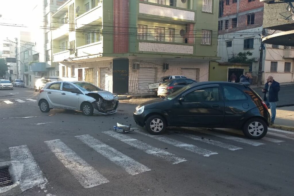 Em apenas três horas, Santa Maria registra quatro acidentes de trânsito