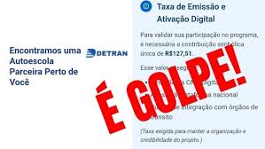 Detran alerta para golpe envolvendo programa CNH Social