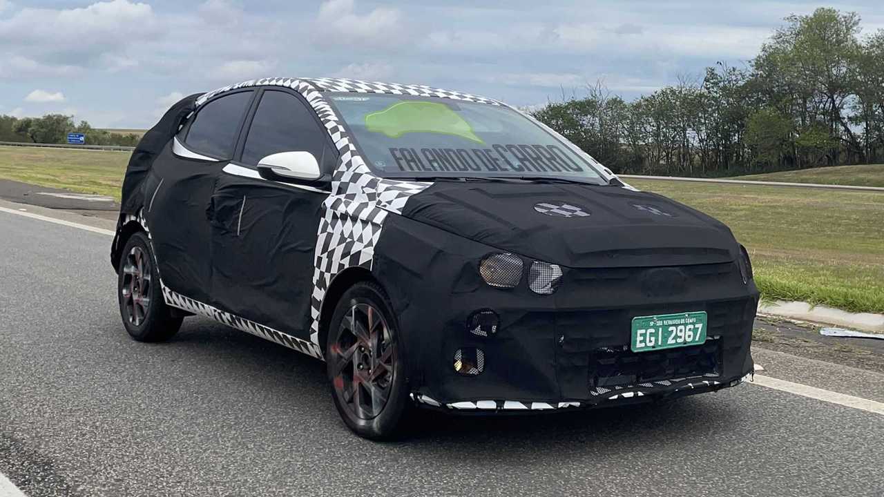 Novo Hyundai HB20 aparece pela 1ª vez com visual futurista
